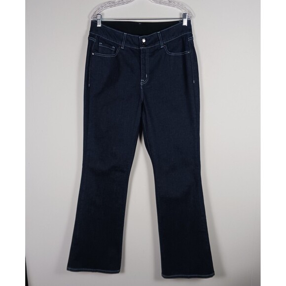 Lane Bryant Bootcut Jeans Womens Size 16 High Rise Blue Hidden Stretch Excellent - Picture 1 of 12